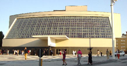 Front View of the Theater